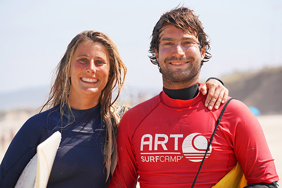 Surf camp parejas y familias art surf camp