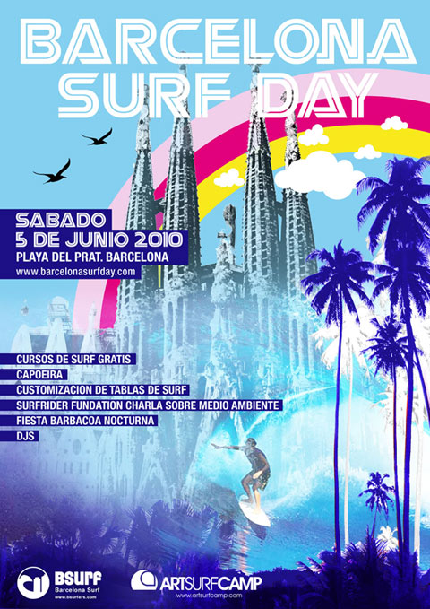Artsurfcamp y Bsurfers Os Invitan Al Evento Barcelona Surf Day