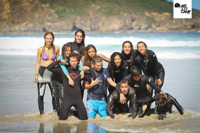 Artsurfcamp: grupo Oliver