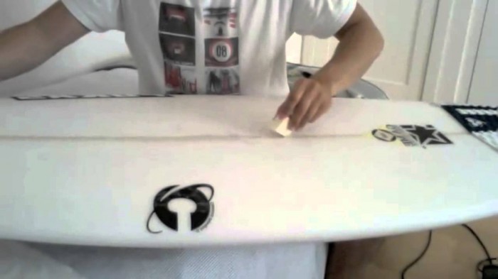 Parafina tablas de surf