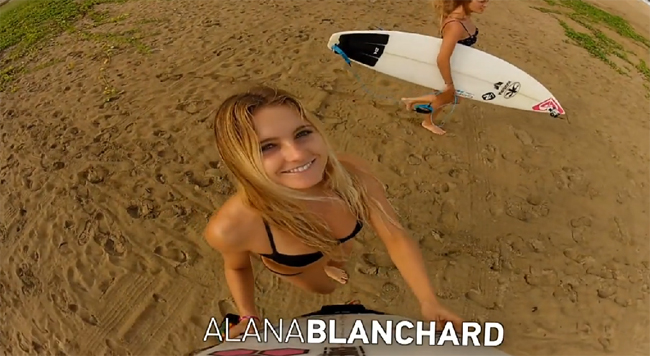 Alana Blanchard y Monyca Byrne-Wickey Desde Una GoPro