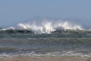 olas y viento