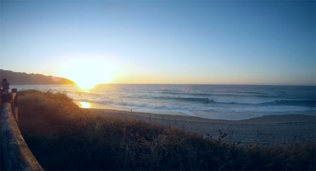 Time-Lapse: Atardecer En La Playa De Razo Desde Artsurfcamp