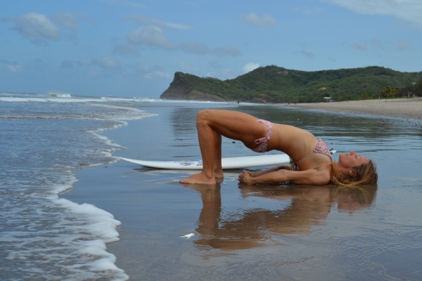 Yoga antes del surf