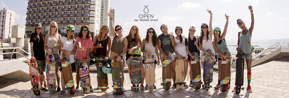 Longboard Girls Crew Presenta ‘Open – Lgc Skates Israel’