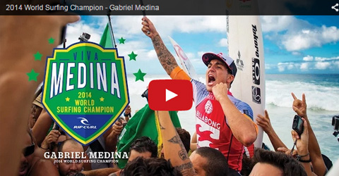 Gabriel Medina Es El Primer Brasileño Campeón Del Mundo De Surf