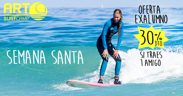 Oferta Especial Semana Santa Para Ex Alumnos De Artsurfcamp