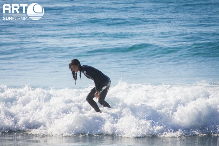 Nerea Barros en Artsurfcamp