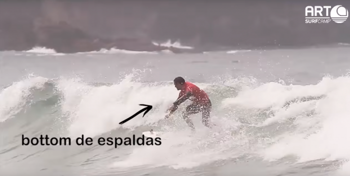 Vídeo Tutoriales De Surf Online. Bottom Turn Backside