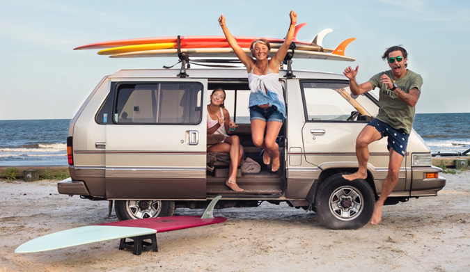 road trips para surfers
