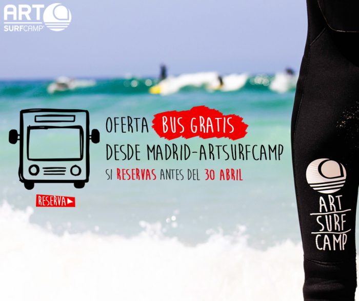 Bus Madrid-Artsurfcamp Gratis. Súbete Al ArtsurfcampBUS!