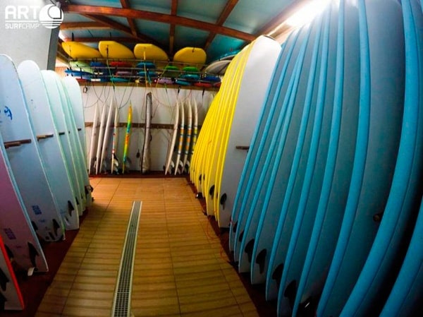 Quiver de Art Surf Camp