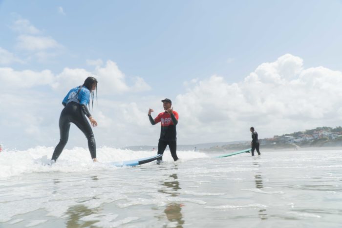 surf camp iniciación