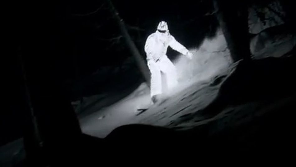 Noche, Leds y Snowboard