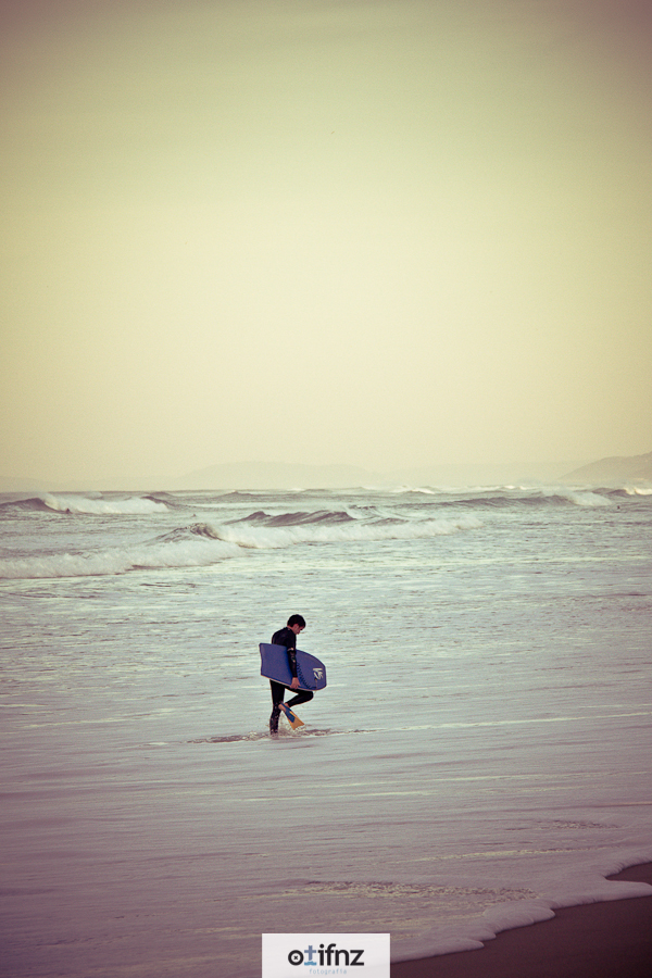 A Dani Naya siempre le coinciden buenas olas en sus visitas...