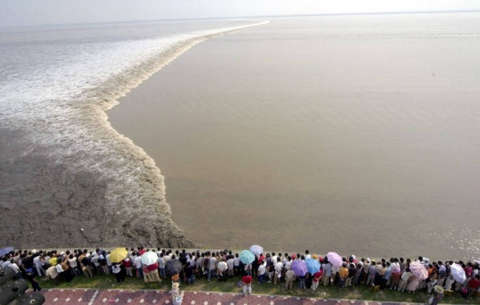 Qiantang River, en China