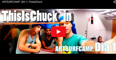 Chuck en Artsurfcamp - episodio 1