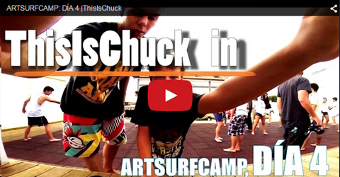 This is Chuck en Artsurfcamp