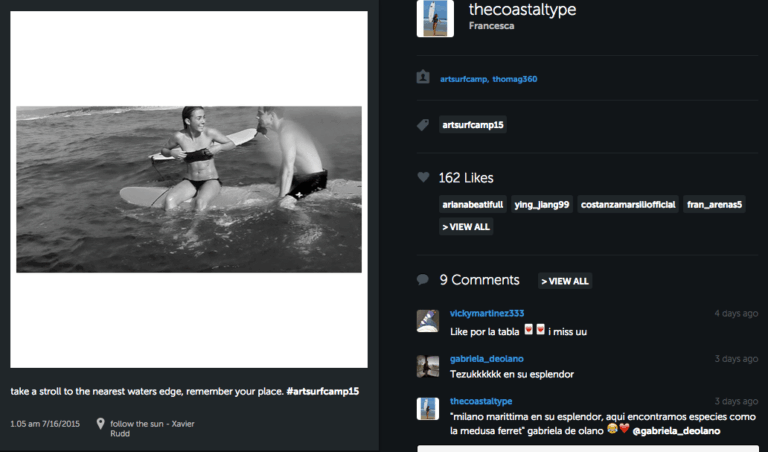 Instantes #Artsurfcamp15 De La Semana